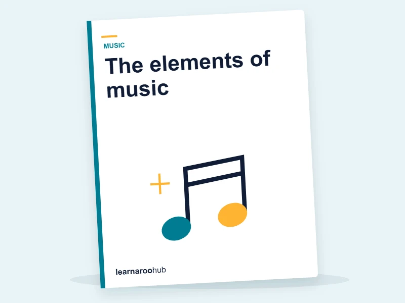 KS2 Music — Module 1: The elements of music — e-learning module cover