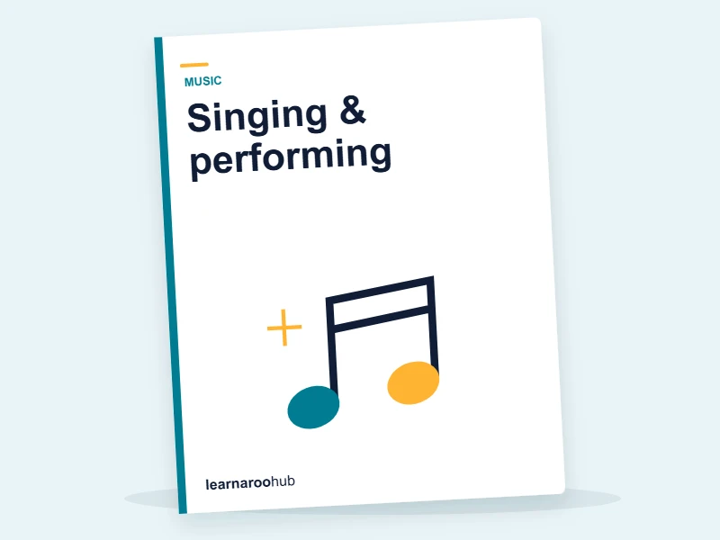 KS2 Music — Module 5: Singing & performing — e-learning module cover