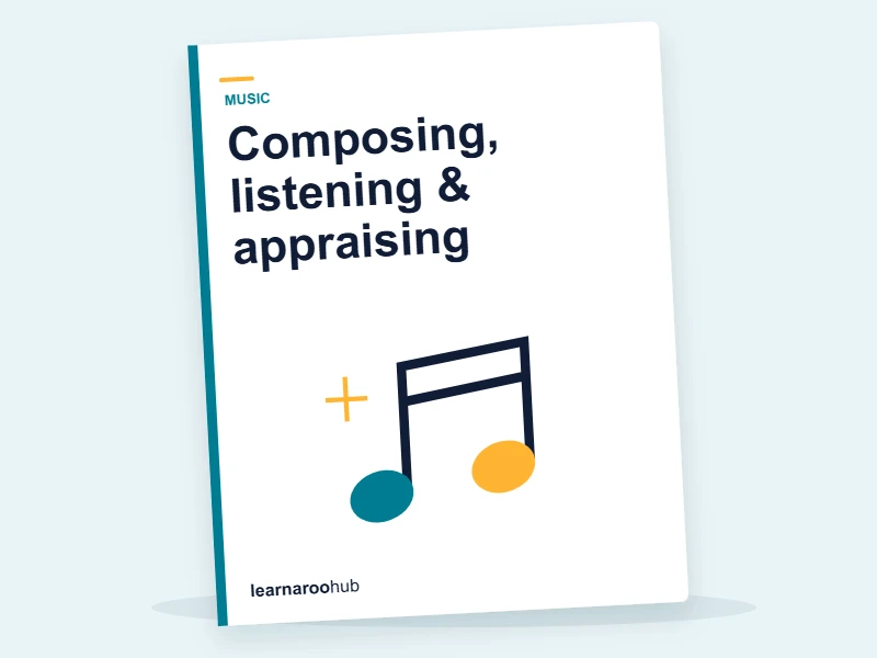 KS2 Music — Module 6: Composing, listening & appraising — e-learning module cover