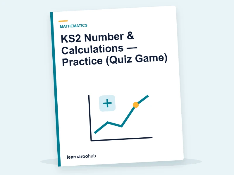 KS2 Number & Calculations — Practice (Quiz Game) — quiz cover
