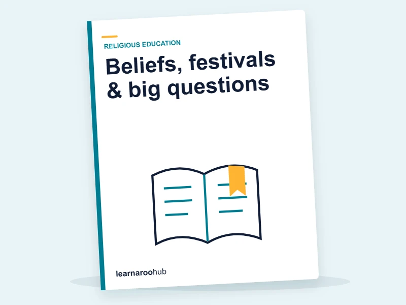 KS2 RE — Module 6: Beliefs, festivals & big questions — e-learning module cover