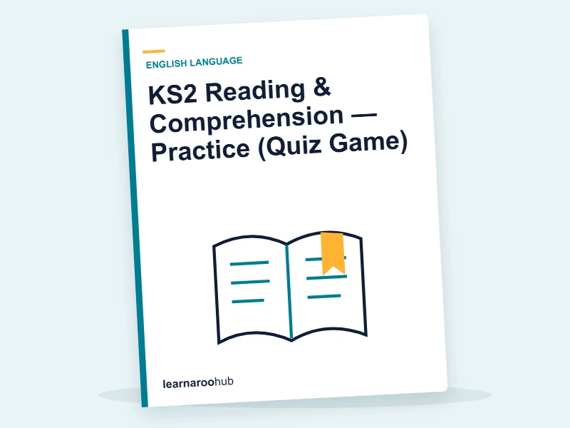 KS2 Reading & Comprehension — Practice (Quiz Game) — quiz cover