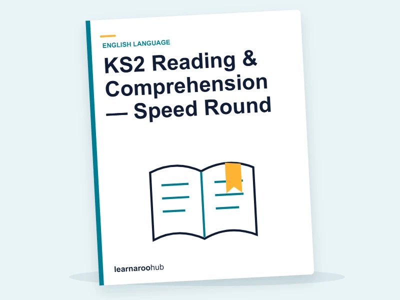 KS2 Reading & Comprehension — Speed Round — quiz cover