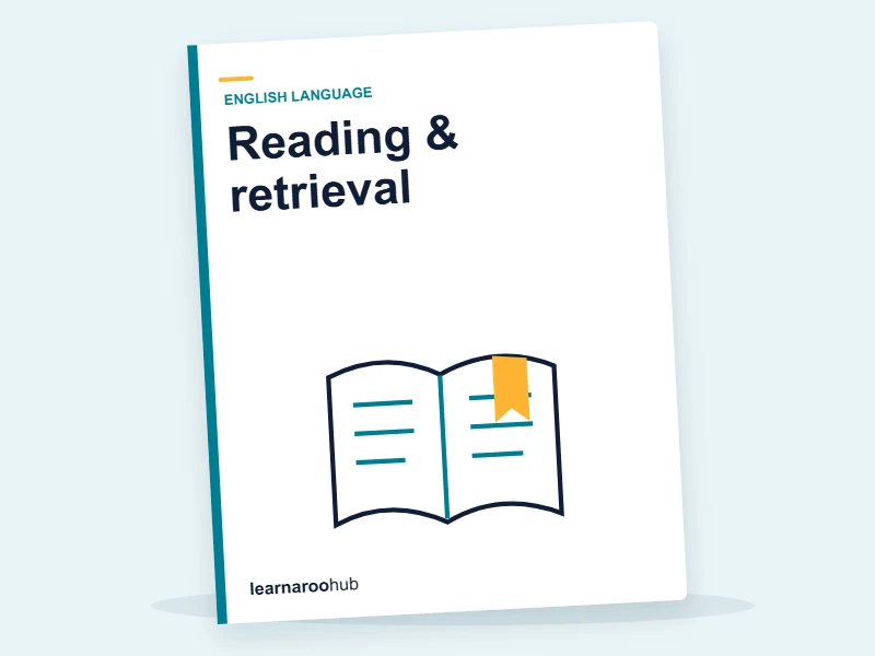 KS2 Reading — Module 1: Reading & retrieval — e-learning module cover