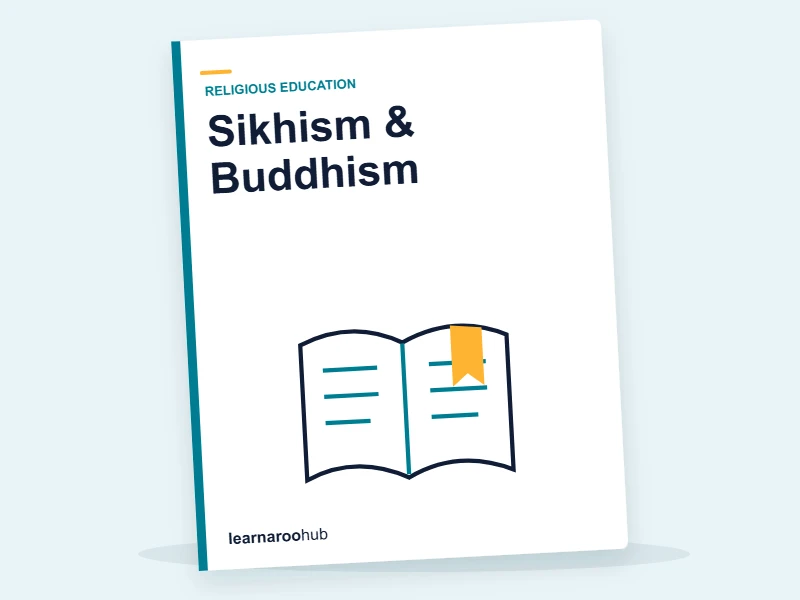 KS2 Religious Education — Module 5: Sikhism & Buddhism — e-learning module cover