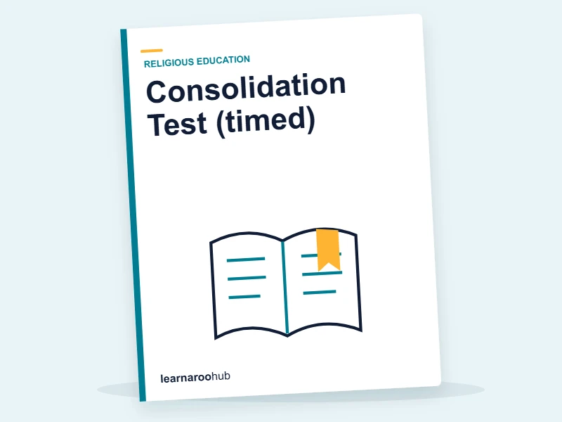 KS2 Religious Education (Years 3–6) — Gated Series — Module 7: Consolidation Test (timed) — quiz cover