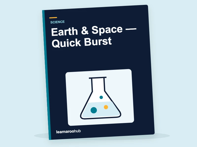 KS2 Science: Earth & Space — Quick Burst — activity book cover