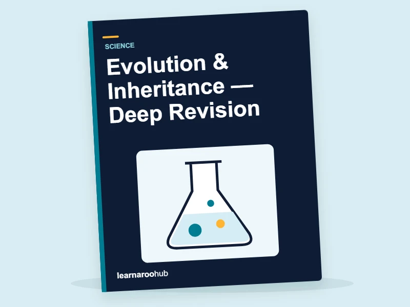 KS2 Science: Evolution & Inheritance — Deep Revision — activity book cover