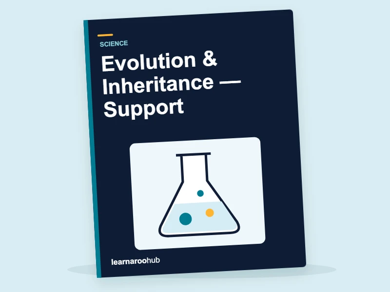 KS2 Science: Evolution & Inheritance — Support — activity book cover