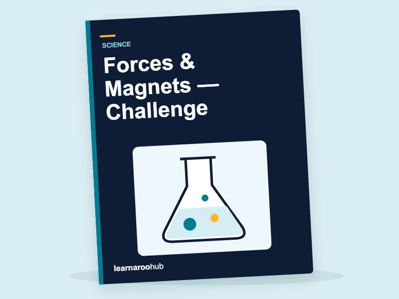 KS2 Science: Forces & Magnets — Challenge — activity book cover