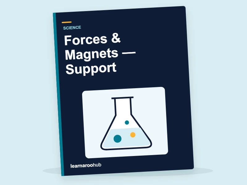KS2 Science: Forces & Magnets — Support — activity book cover