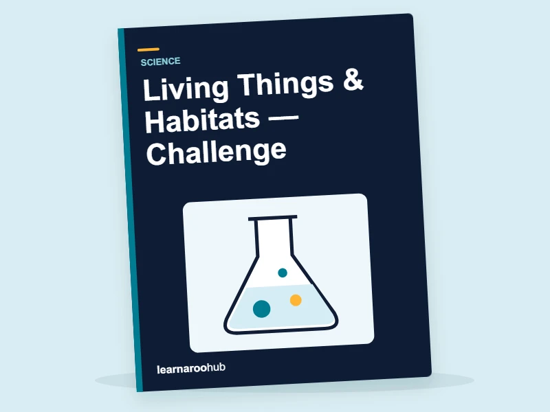 KS2 Science: Living Things & Habitats — Challenge — activity book cover