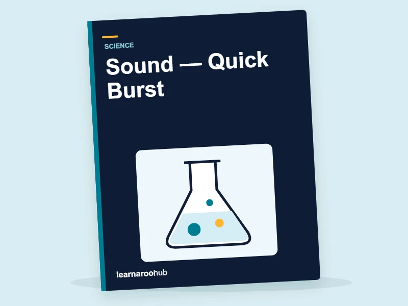 KS2 Science: Sound — Quick Burst — activity book cover
