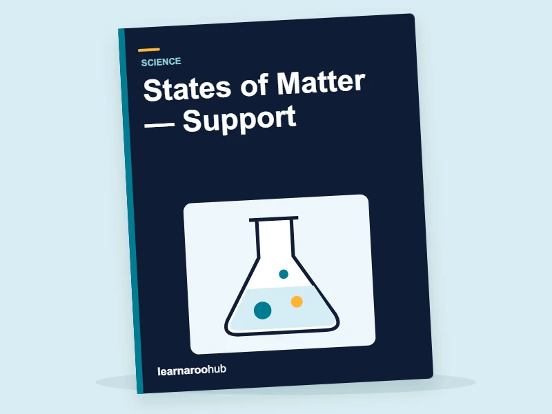 KS2 Science: States of Matter — Support — activity book cover