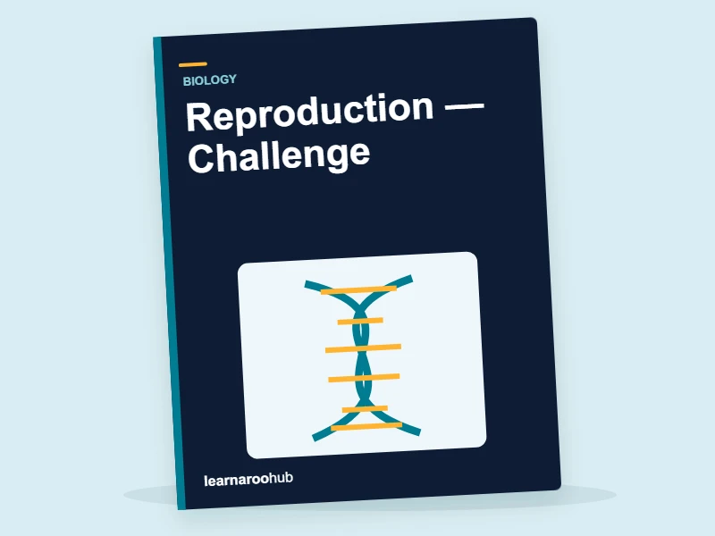 KS3 Biology: Reproduction — Challenge — activity book cover
