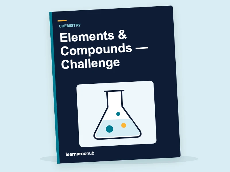 KS3 Chemistry: Elements & Compounds — Challenge — activity book cover