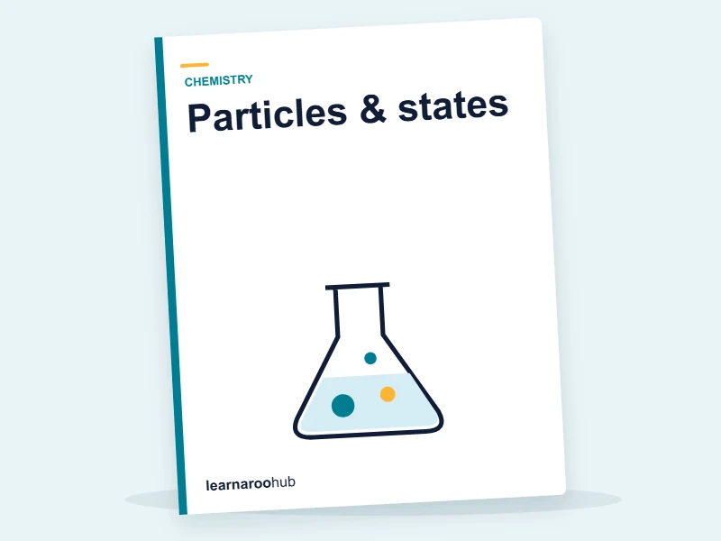 KS3 Chemistry — Module 1: Particles & states — e-learning module cover
