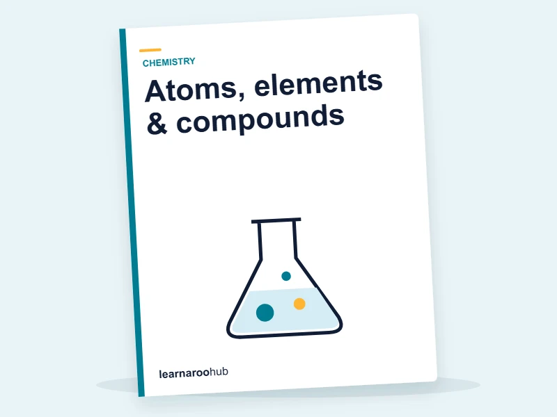 KS3 Chemistry — Module 2: Atoms, elements & compounds — e-learning module cover