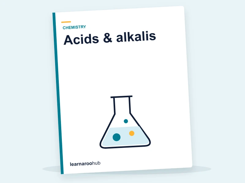 KS3 Chemistry — Module 5: Acids & alkalis — e-learning module cover