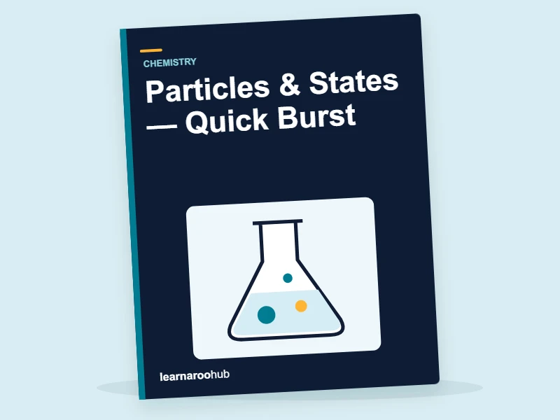 KS3 Chemistry: Particles & States — Quick Burst — activity book cover