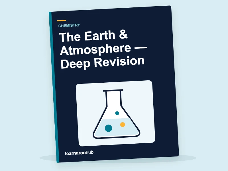 KS3 Chemistry: The Earth & Atmosphere — Deep Revision — activity book cover