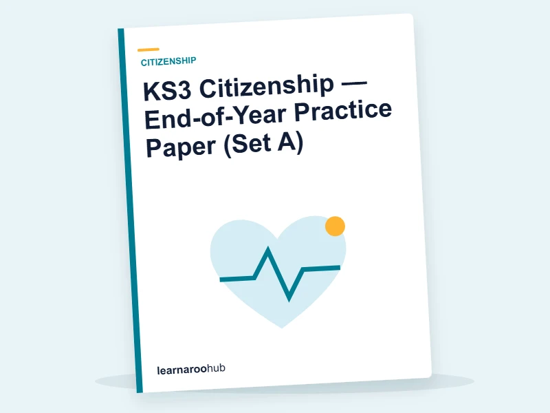 KS3 Citizenship — End-of-Year Practice Paper (Set A) — mock practice paper cover