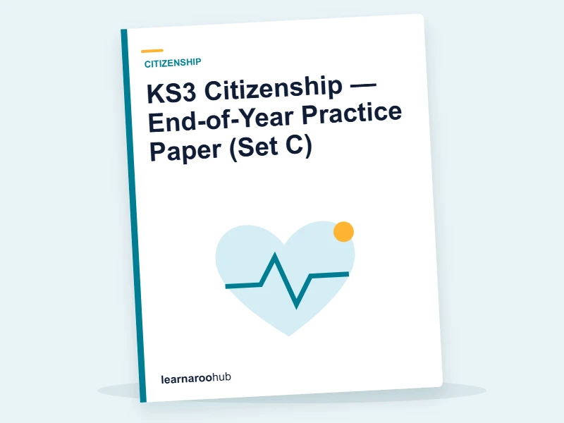 KS3 Citizenship — End-of-Year Practice Paper (Set C) — mock practice paper cover