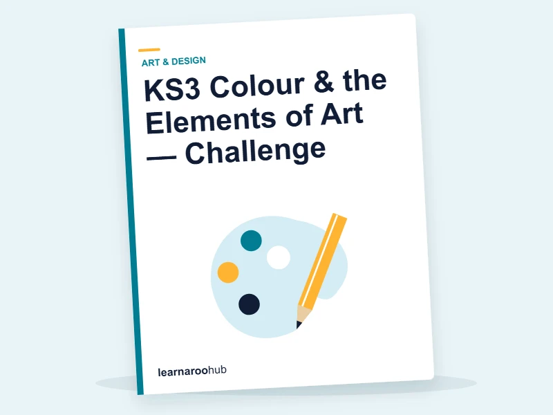 KS3 Colour & the Elements of Art — Challenge — quiz cover