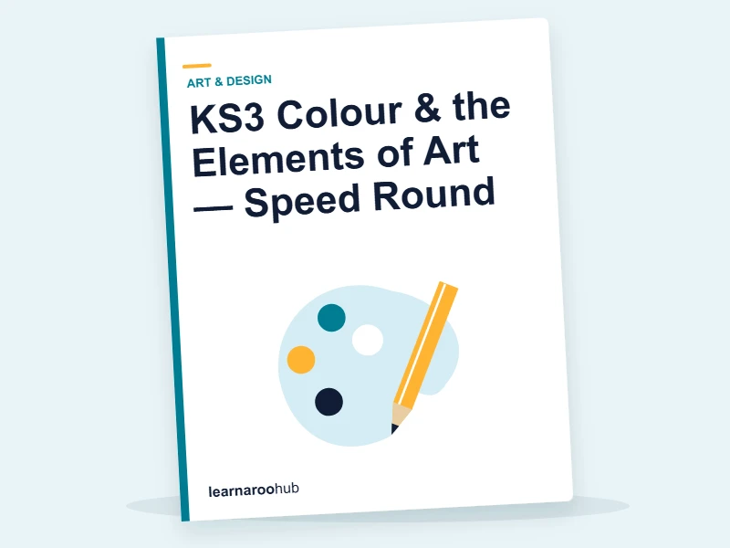 KS3 Colour & the Elements of Art — Speed Round — quiz cover
