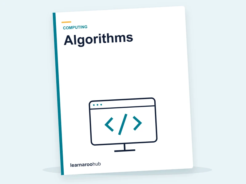KS3 Computing — Module 3: Algorithms — e-learning module cover