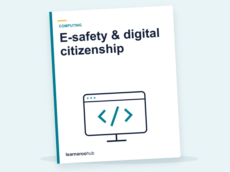 KS3 Computing — Module 6: E-safety & digital citizenship — e-learning module cover