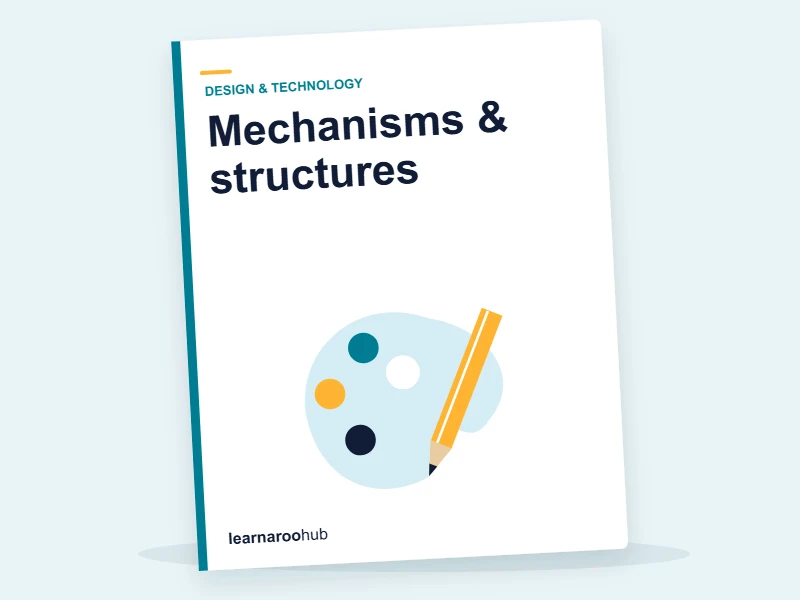KS3 D&T — Module 4: Mechanisms & structures — e-learning module cover