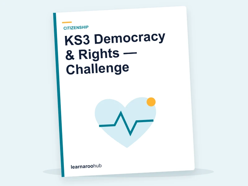 KS3 Democracy & Rights — Challenge — quiz cover