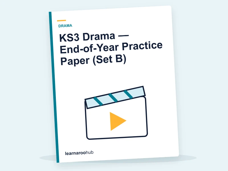 KS3 Drama — End-of-Year Practice Paper (Set B) — mock practice paper cover