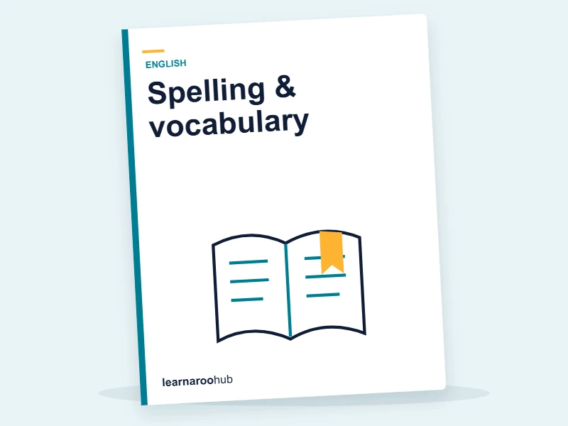 KS3 English — Module 4: Spelling & vocabulary — e-learning module cover