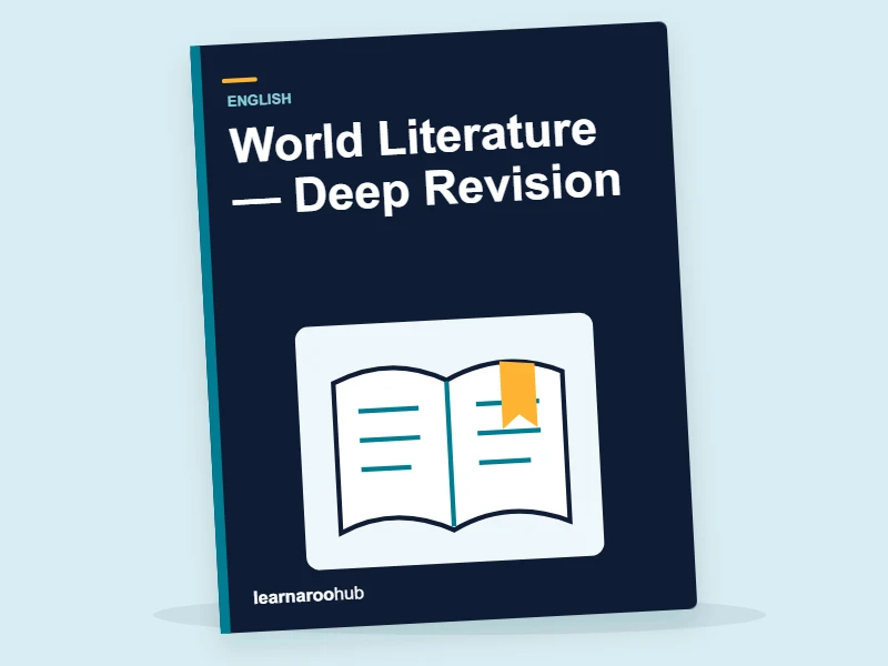 KS3 English: World Literature — Deep Revision — activity book cover