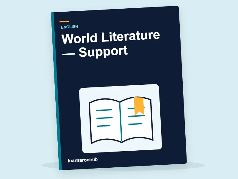 KS3 English: World Literature — Support — activity book cover