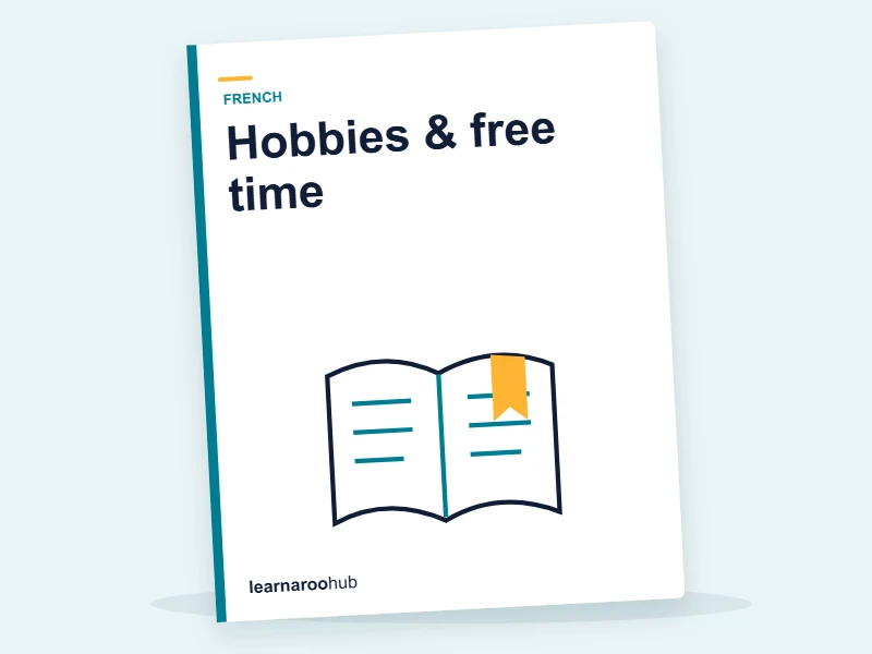 KS3 French — Module 5: Hobbies & free time — e-learning module cover