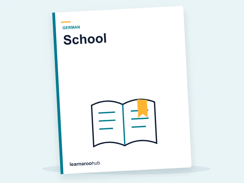 KS3 German — Module 4: School — e-learning module cover