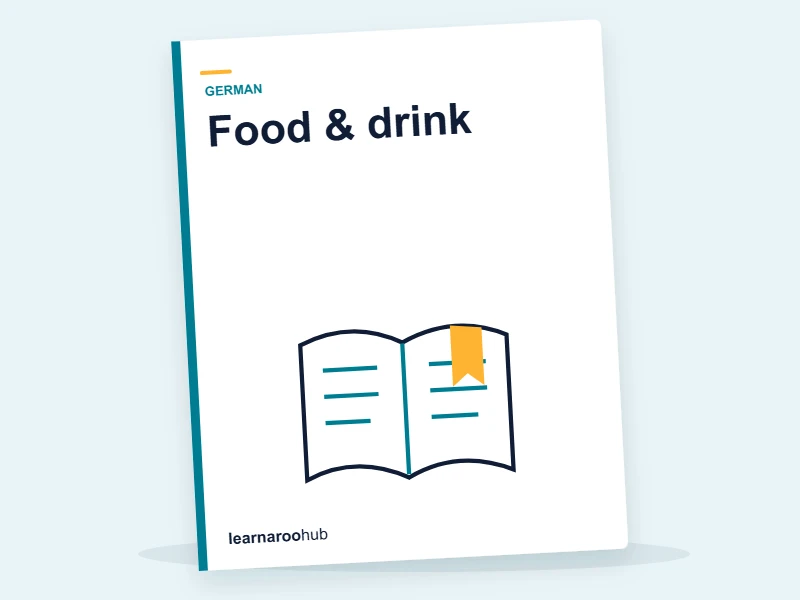 KS3 German — Module 6: Food & drink — e-learning module cover