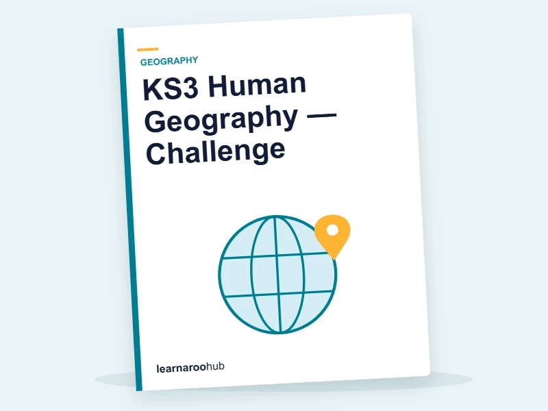 KS3 Human Geography — Challenge — quiz cover