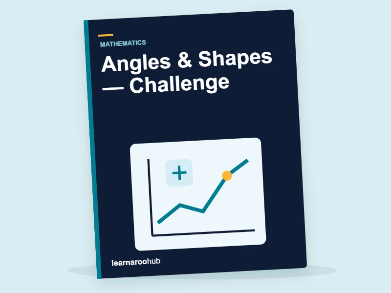 KS3 Maths: Angles & Shapes — Challenge — activity book cover