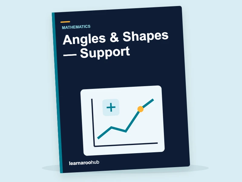 KS3 Maths: Angles & Shapes — Support — activity book cover
