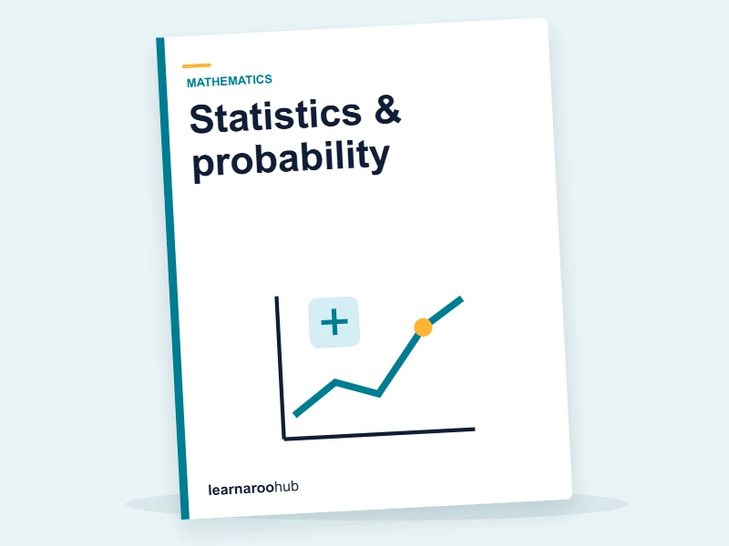 KS3 Maths — Module 6: Statistics & probability — e-learning module cover