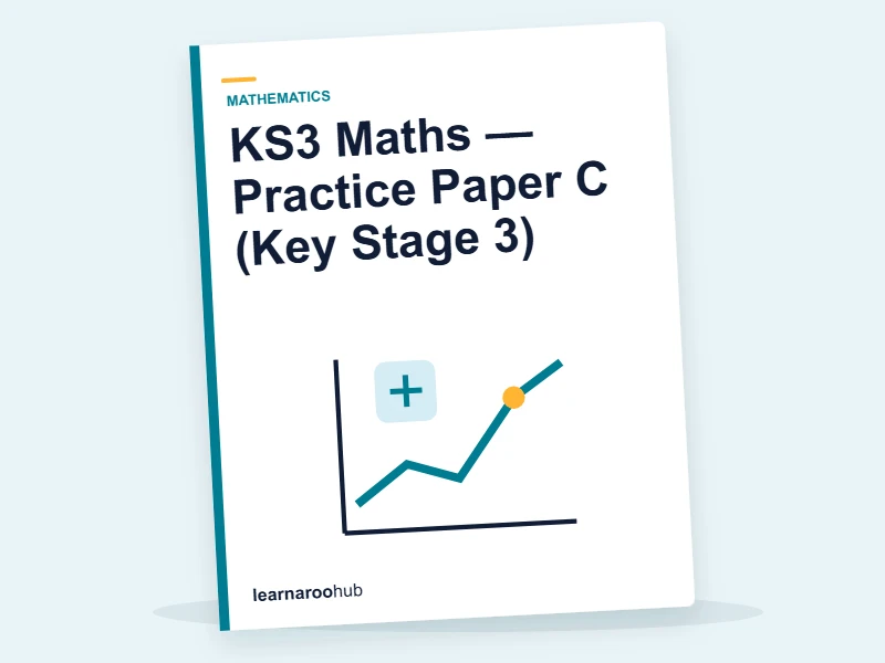 KS3 Maths — Practice Paper C (Key Stage 3) — mock practice paper cover