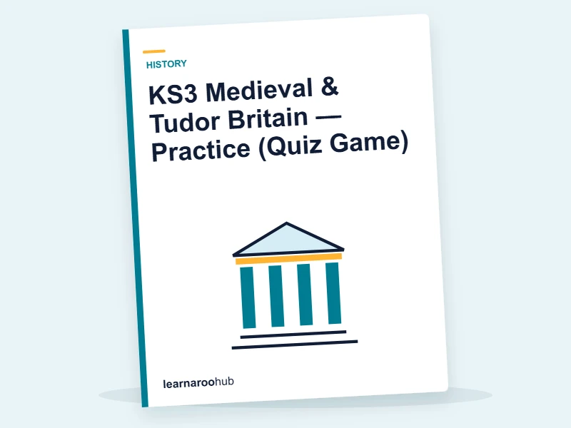 KS3 Medieval & Tudor Britain — Practice (Quiz Game) — quiz cover
