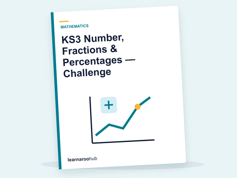 KS3 Number, Fractions & Percentages — Challenge — quiz cover