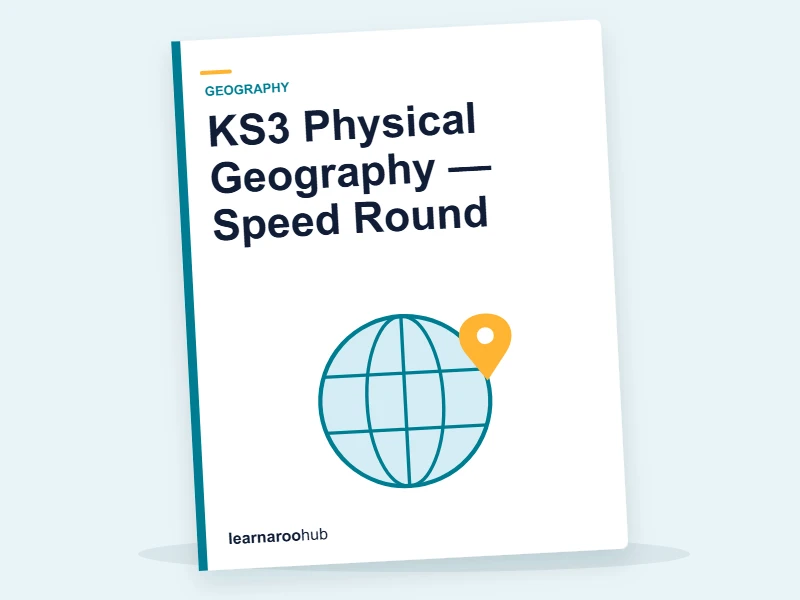 KS3 Physical Geography — Speed Round — quiz cover