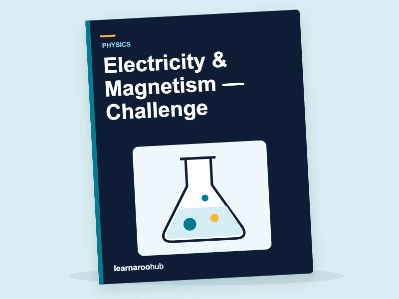 KS3 Physics: Electricity & Magnetism — Challenge — activity book cover