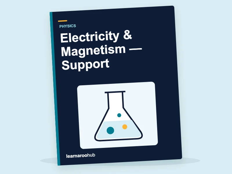 KS3 Physics: Electricity & Magnetism — Support — activity book cover